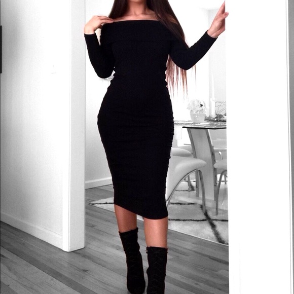 Rebdolls Dresses & Skirts - Black Midi Dress